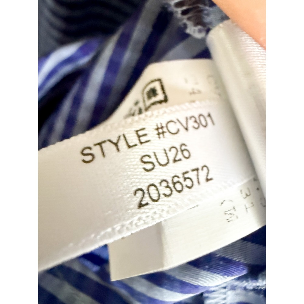 J.Crew | NWT Open-Back Midi Dress in Mixed Blue Gingham Cotton | Sz T4 - Picture 7 of 11